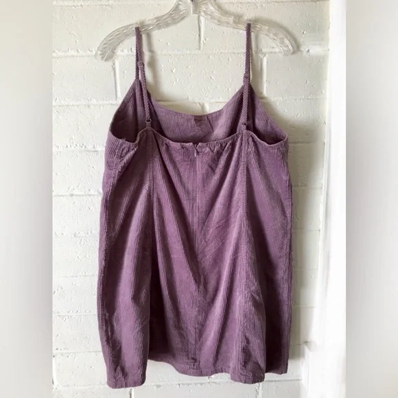 Wild Fable Lilac Purple Corduroy Mini Dress - Picture 6 of 8